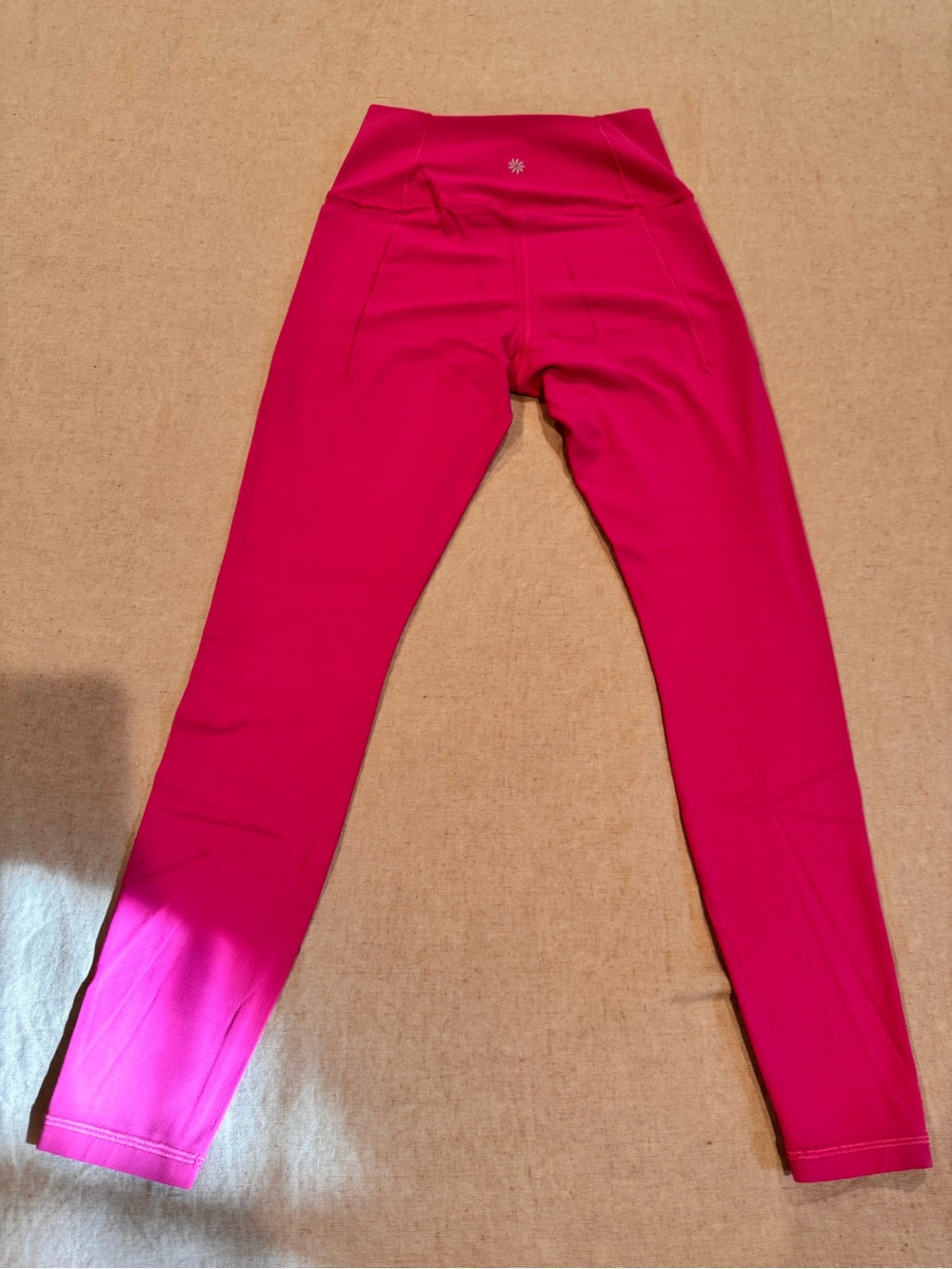 Athleta Bright Pink High-Rise Leggings XS